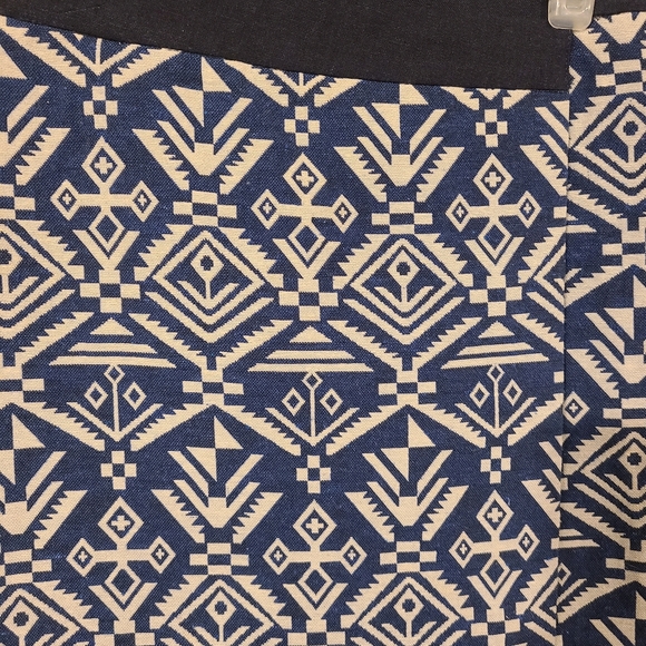 Tobi Blue Tribal Print Skirt - Picture 4 of 5